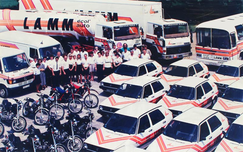 L'auto école LAMM en 1989